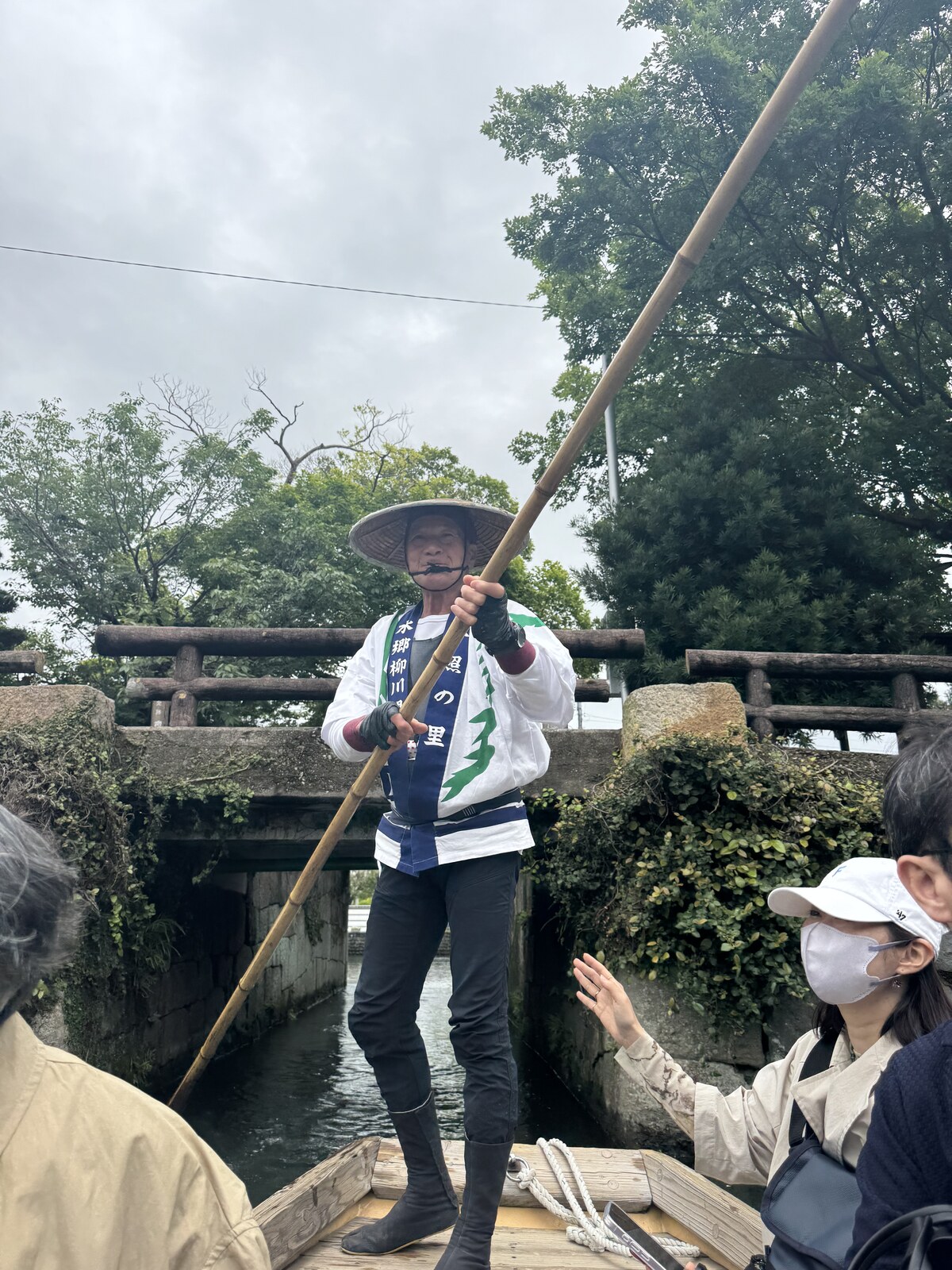 柳川川下り 舟頭さん