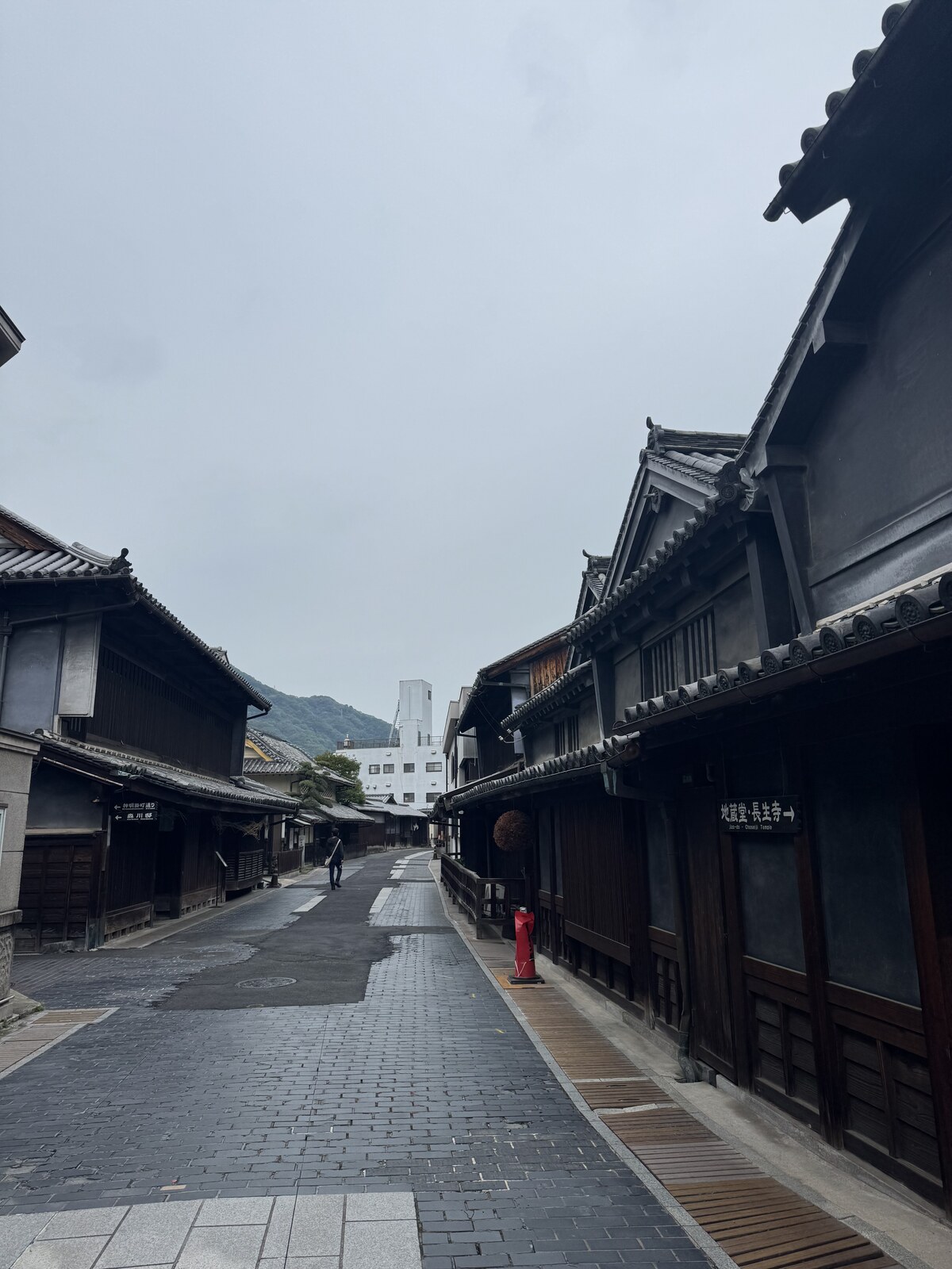 竹原 黑墙街道