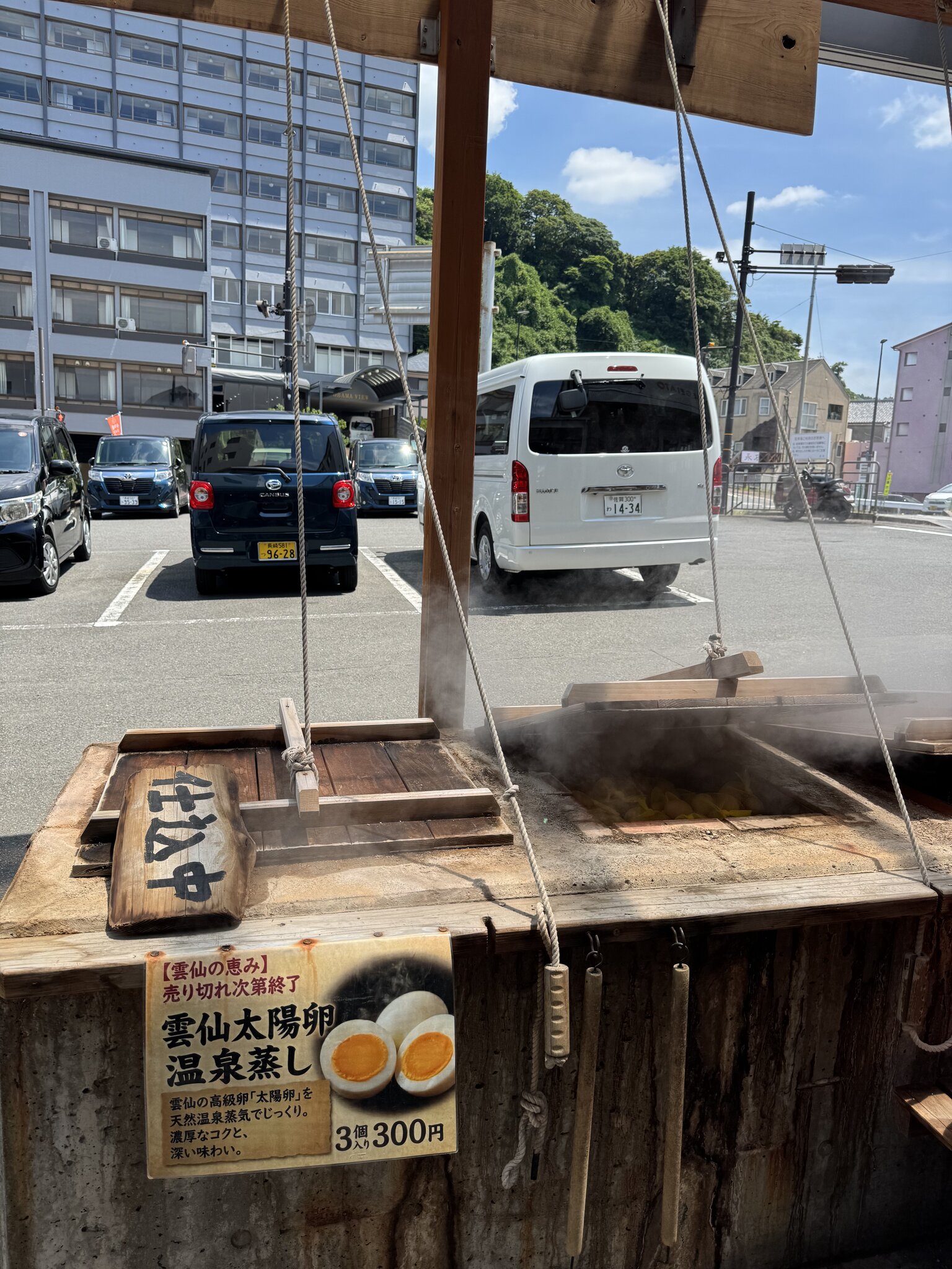 Onsen egg steamer